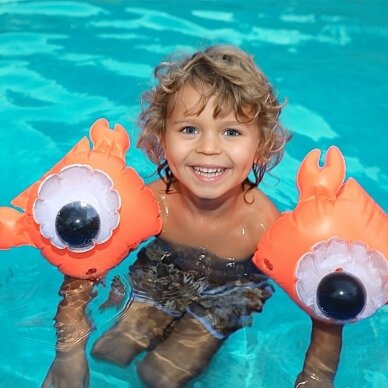Plaukimo rankovės vaikams Sonny Neon Orange 4