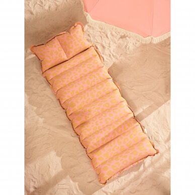 Pripučiamas gultas / plaustas Vintage Lie on COTW Pink 2