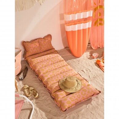 Pripučiamas gultas / plaustas Vintage Lie on COTW Pink 1